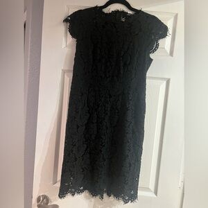 Black lace dress